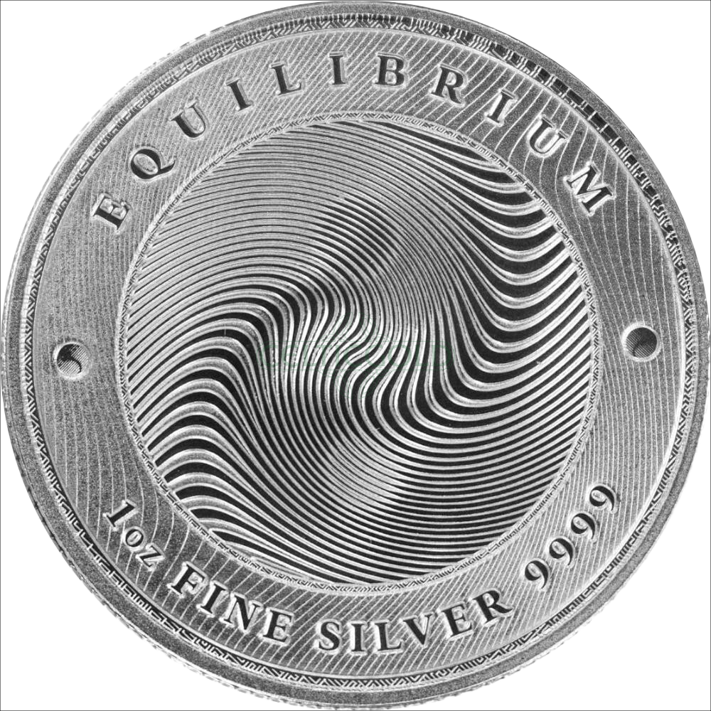Tokelau Equilibrium 1oz Silver Coin 2021 | margin scheme 