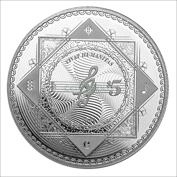 Tokelau Vivat Humanitas 1oz Silver Coin 2021 margin scheme 