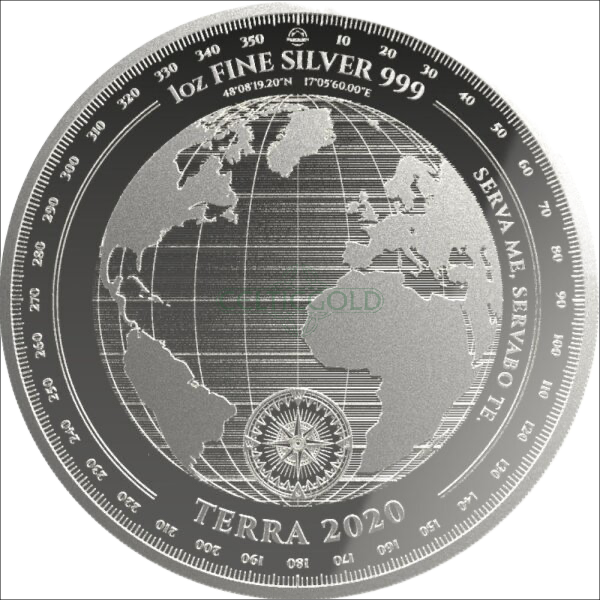 Tokelau Terra 1oz Silver Coin 2020 margin scheme 
