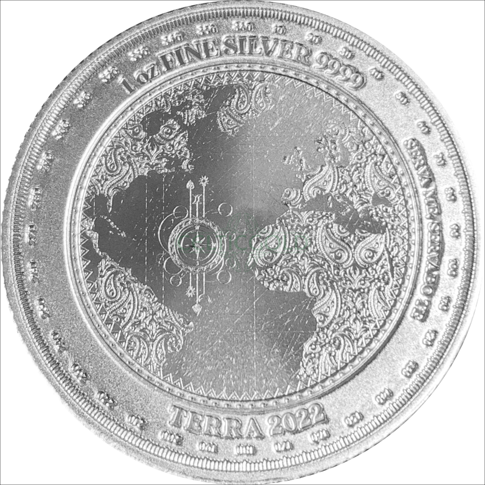 Tokelau Terra 1oz Silver Coin 2022 margin scheme 