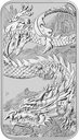 Dragon rectangular 1oz Silver Coin 2023 | margin scheme