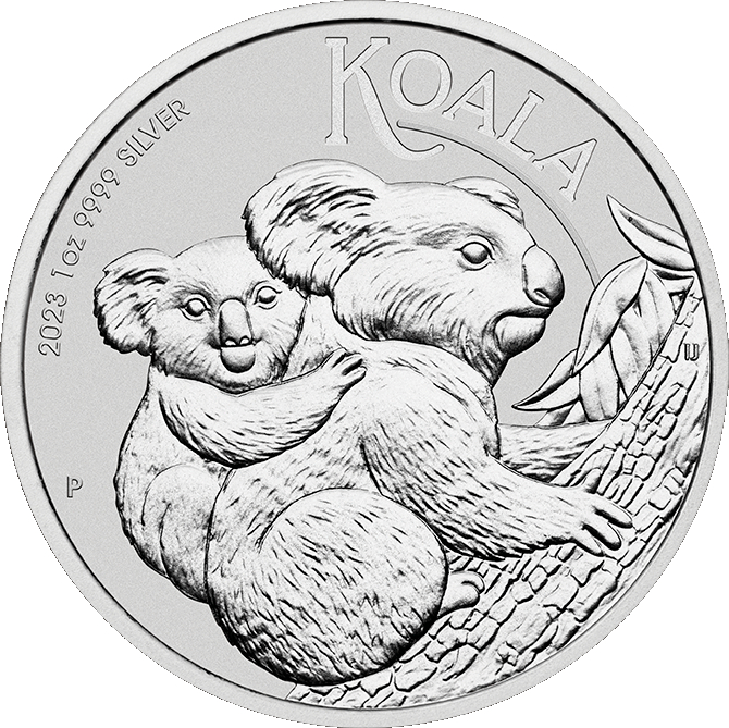 Koala 1oz Silver Coin 2023 margin scheme
