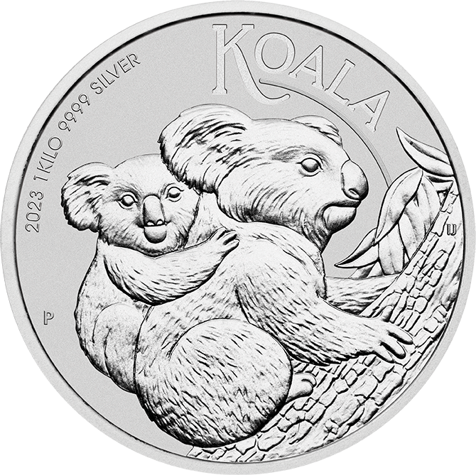 Koala 1 Kilo Silver Coin 2023 margin scheme