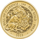 Tudor Beasts Bull of Clarence 1oz Gold Coin 2023
