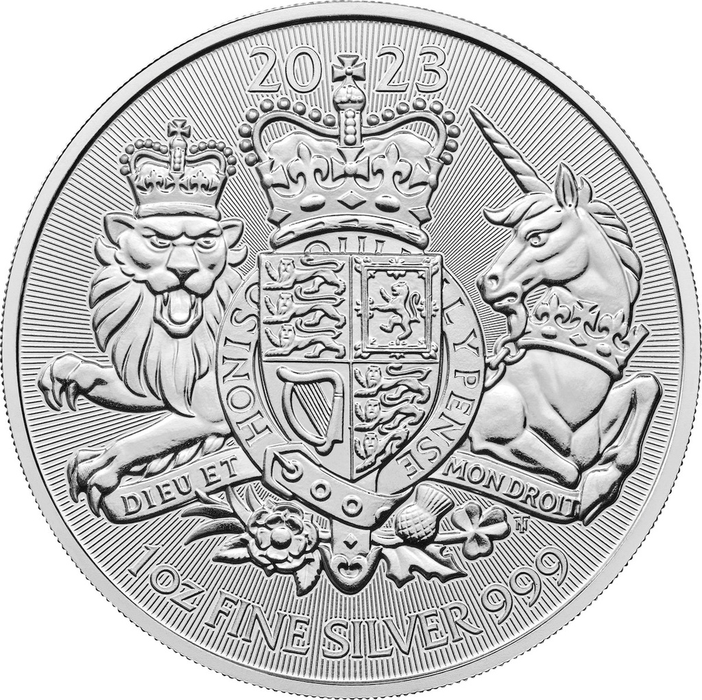 Royal Arms 1oz Silver Coin 2023 margin scheme