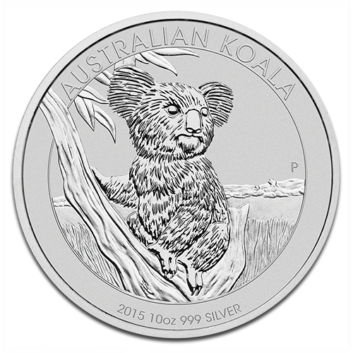 Koala 10oz Silver Coin 2015 margin scheme