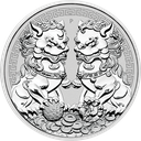 Australian &quot;Chinese Myth &amp; Legends&quot; Double Pixiu 1oz Silver Coin 2020 margin scheme