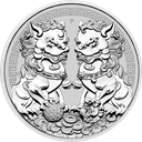 Australian &quot;Chinese Myths &amp; Legends&quot; Double Pixiu 1oz Silver Coin 2020 margin scheme