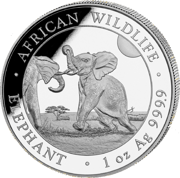 Somalia Elephant 1oz Silver Coin 2024 | margin scheme