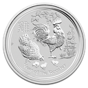 Lunar II rooster 10oz Silver coin 2017 margin scheme