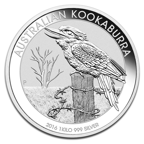 Kookaburra 1kg Silver Coin münze 2016 | margin scheme