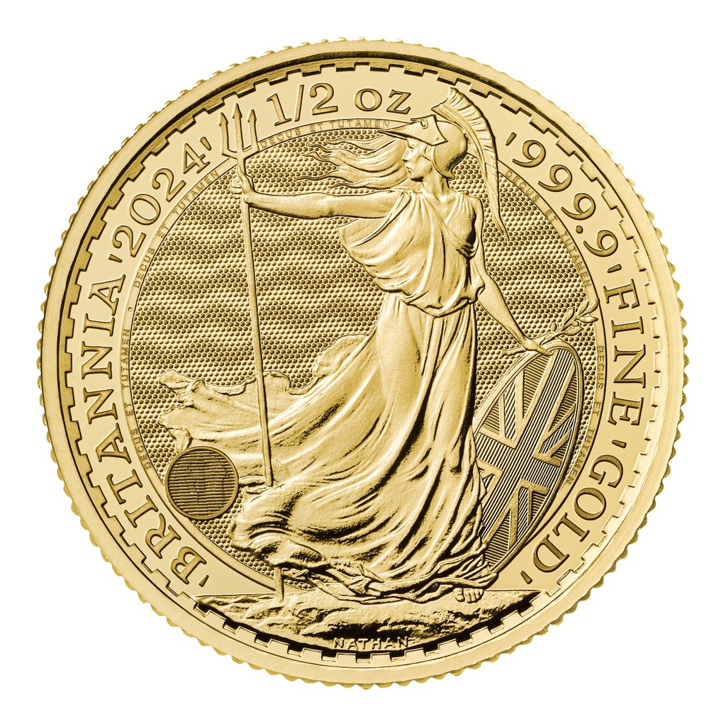 Britannia Charles III 1/2oz Gold Coin 2024