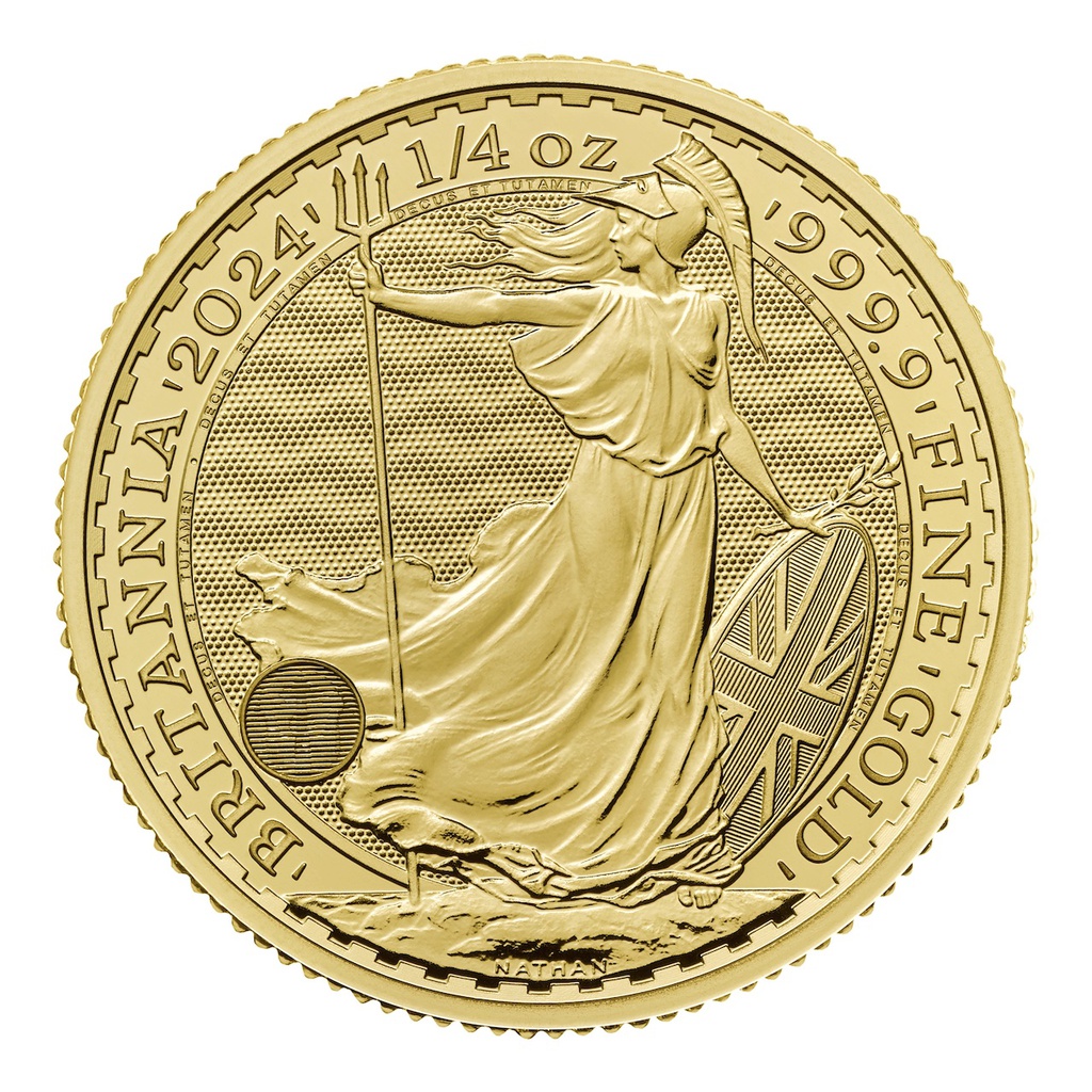 Britannia King Charles III 1/4oz Gold Coin 2024