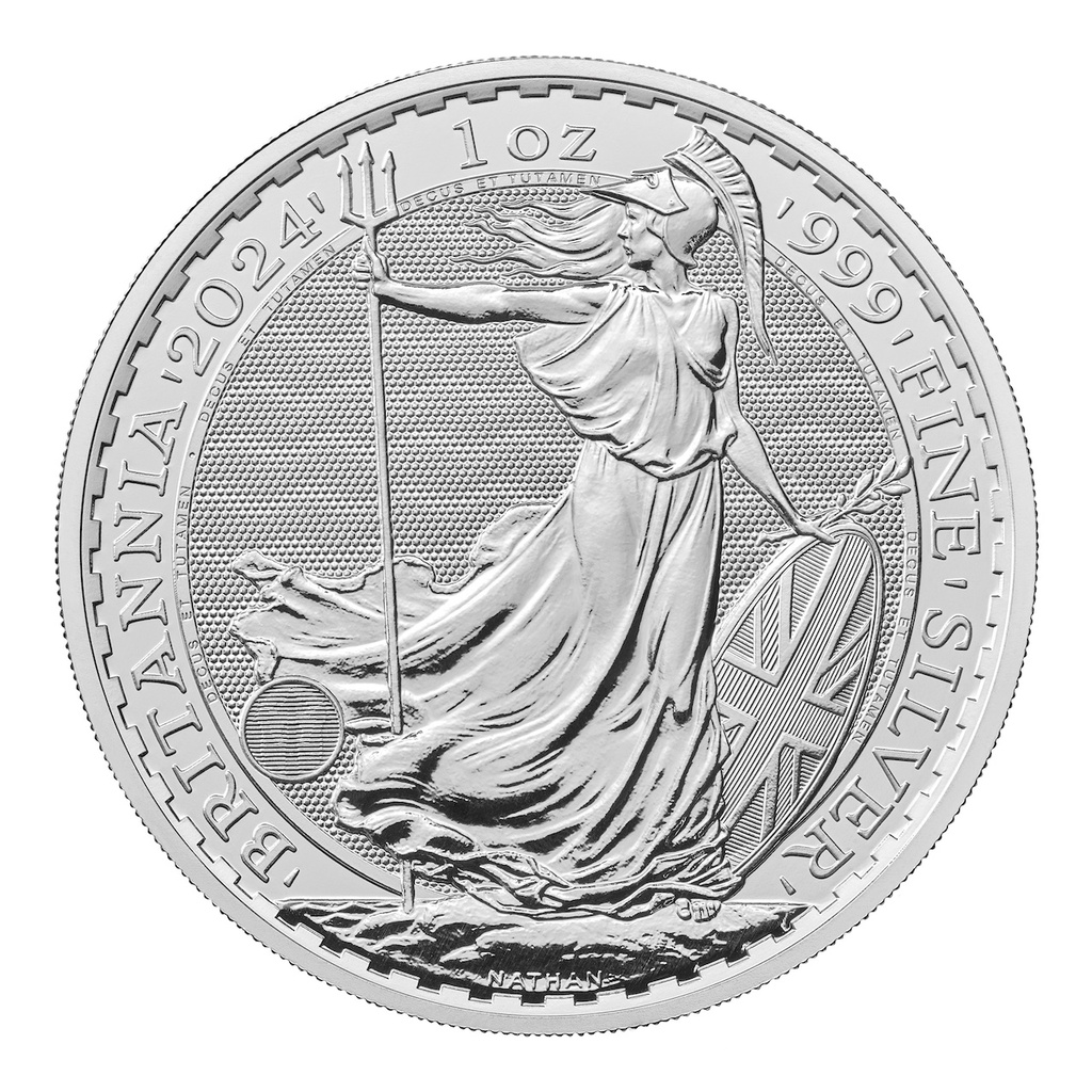 Britannia 1oz Silver Coin 2024 margin scheme 