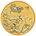 Lunar III Dragon 1/4 oz Gold Coin 2024