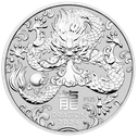 Lunar III Dragon 1/2oz Silver Coin 2024 margin scheme
