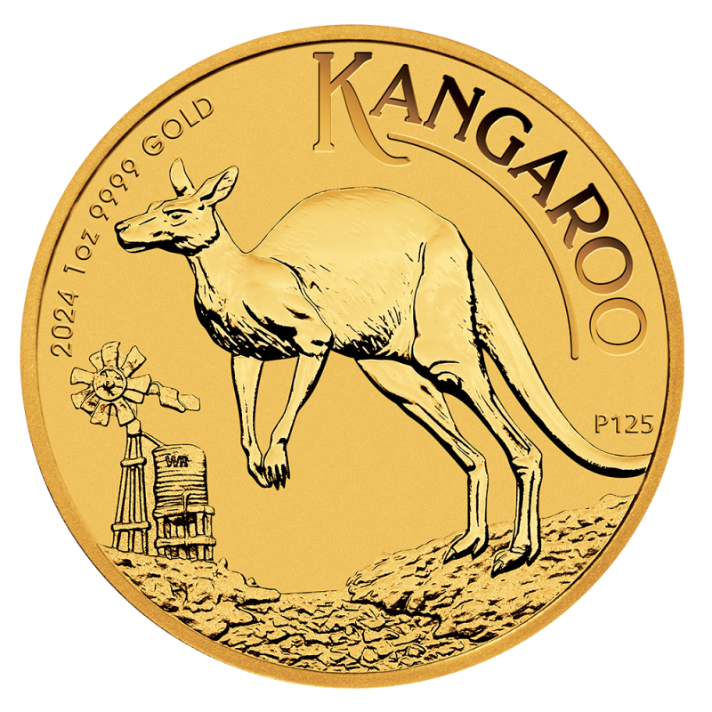 Kangaroo 1oz Gold Coin 2024
