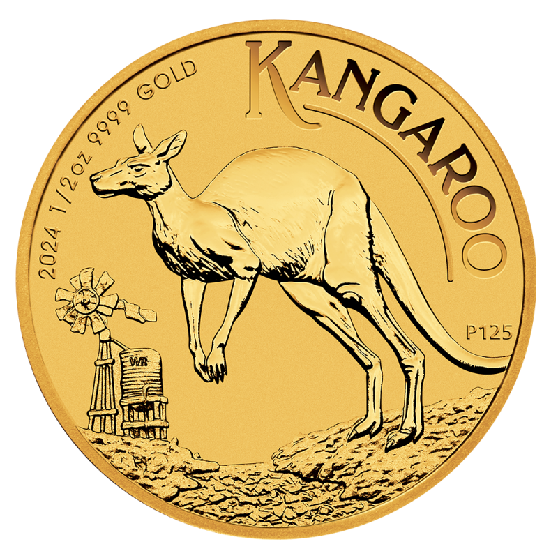 Kangaroo 1/2oz Gold Coin 2024