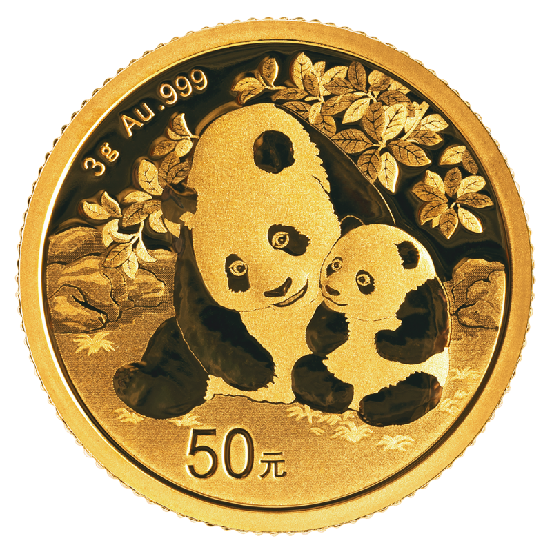 China Panda 3g Gold Coin 2024