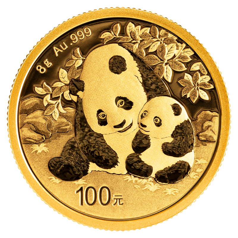 China Panda 8g Gold Coin 2024