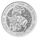 Tudor Beasts Yale of Beaufort 10oz Silver Coin 2023 | margin scheme