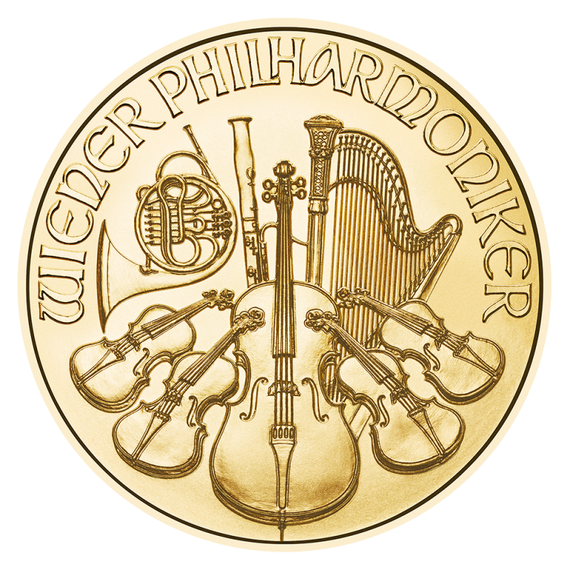 Vienna Philharmonic 1/25oz Gold Coin 2024
