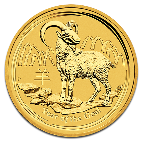 Lunar Goat 1oz Gold Coin 2015