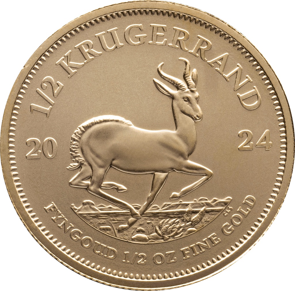 Krugerrand 1/2oz Gold Coin 2024