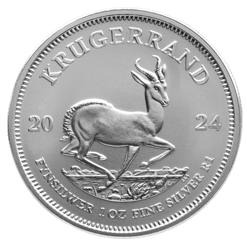 Krugerrand 1oz Silver Coin 2024