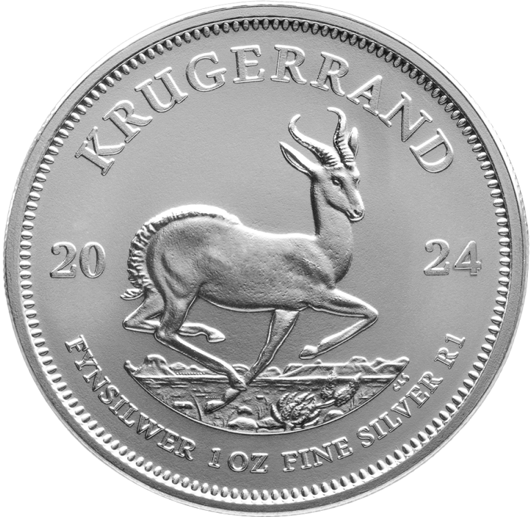 Krugerrand 1oz Silver Coin 2024 margin scheme