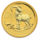 Lunar Goat 1/10oz Gold Coin 2015