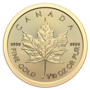 Maple Leaf 1/10oz Gold Coin 2024