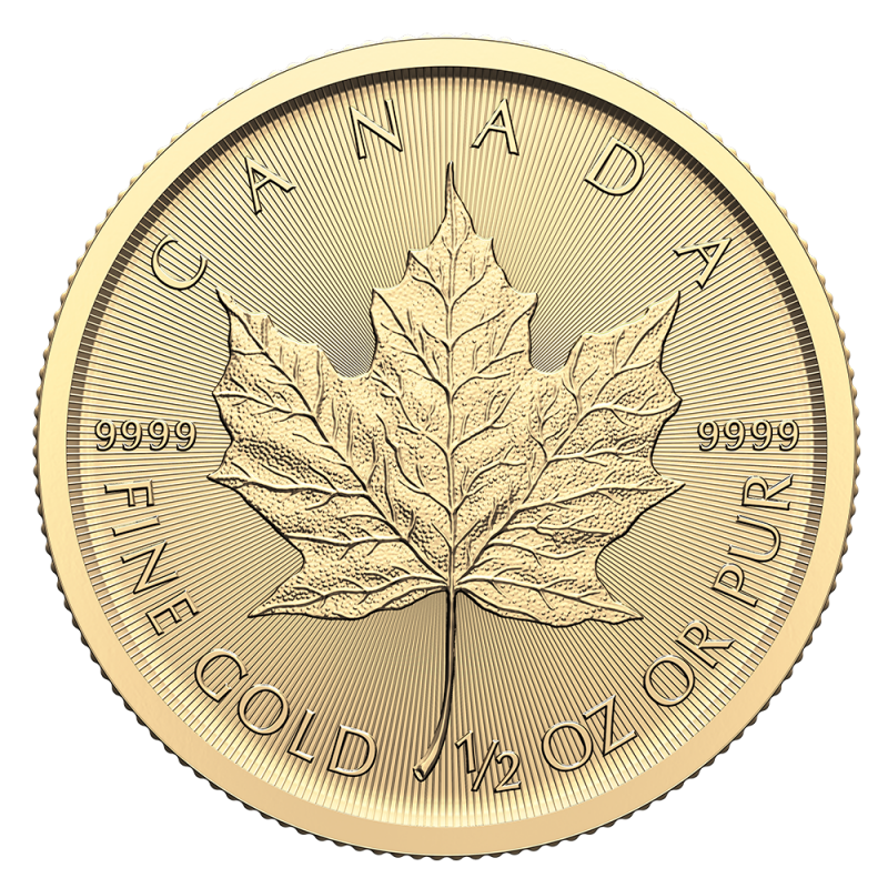 Maple Leaf 1/2oz Gold Coin 2024