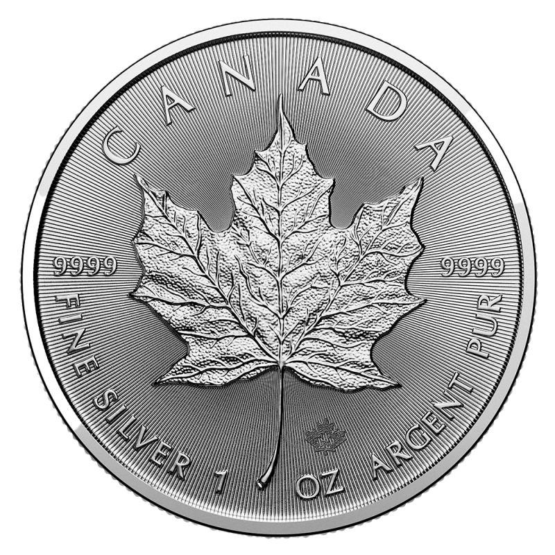 Maple Leaf 1 oz Silver Coin 2024 margin scheme