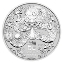Lunar III Dragon 1kg Silver Coin 2024 | margin scheme
