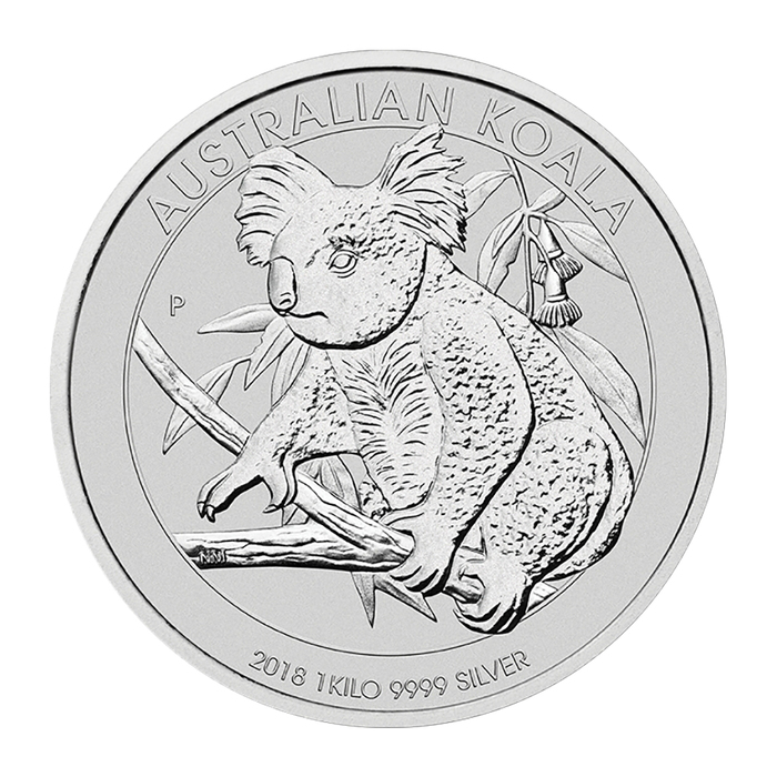 Koala 1kg Silver Coin 2018 | margin scheme