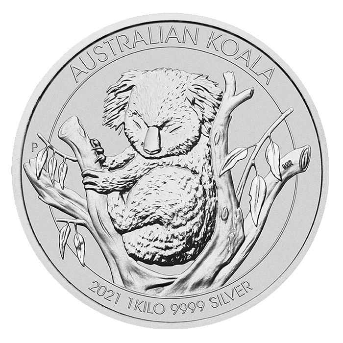 Koala 1kg Silver Coin 2021 | margin scheme