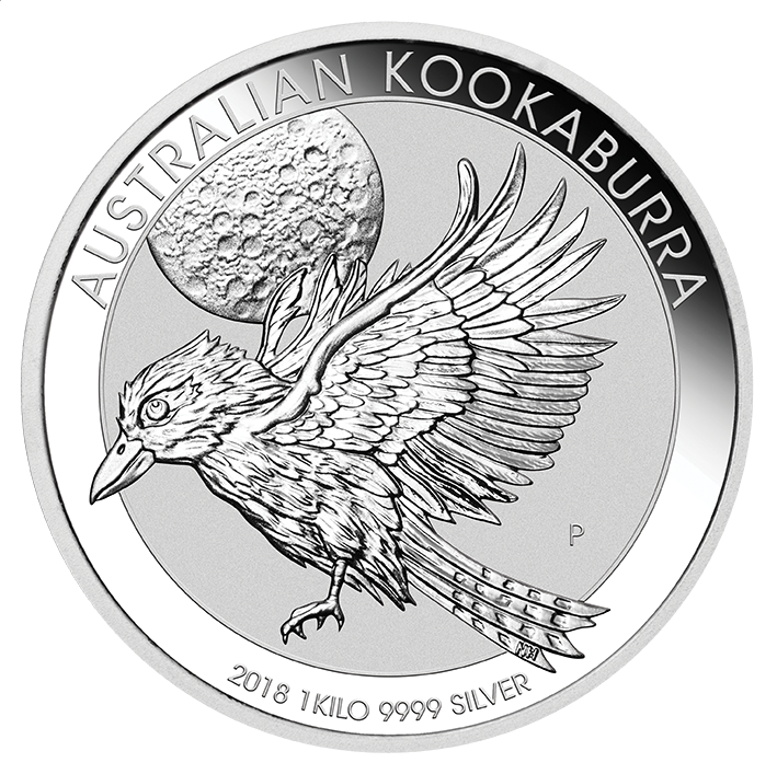 Kookaburra 1kg Silver Coin 2018 | margin scheme
