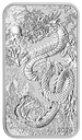 Dragon rectangular 1oz Silver Coin 2024 margin scheme