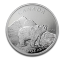 Canadian Grizzly wildlife Series 1oz Silver coin 2011 margin scheme