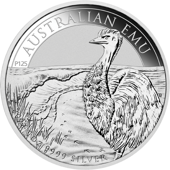 Australian Emu 1oz Silver Coin 2024 margin scheme
