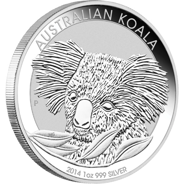 Koala 1oz Silver coin 2014 margin scheme