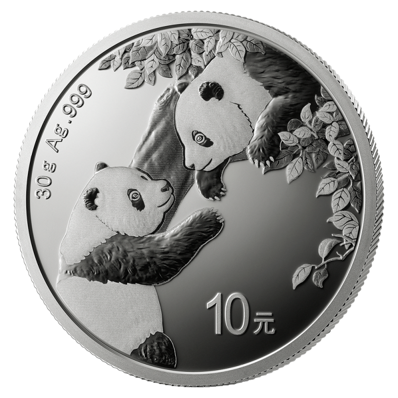 China Panda 30g Silver Coin 2023 margin scheme