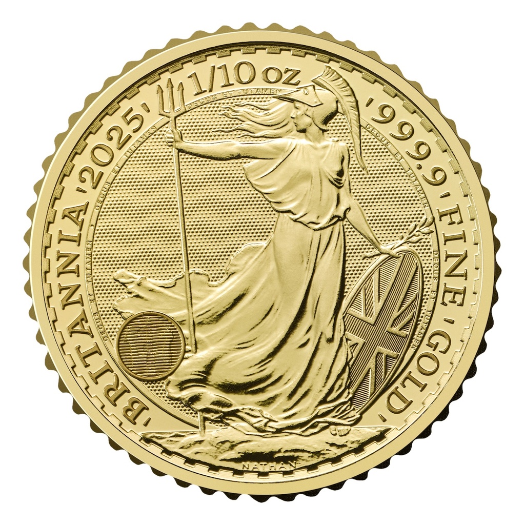 Britannia King Charles III 1/10oz Gold Coin 2025