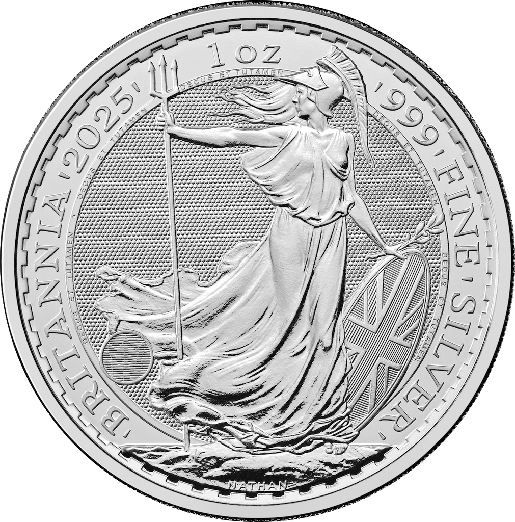 Britannia 1oz Silver Coin 2025 margin scheme