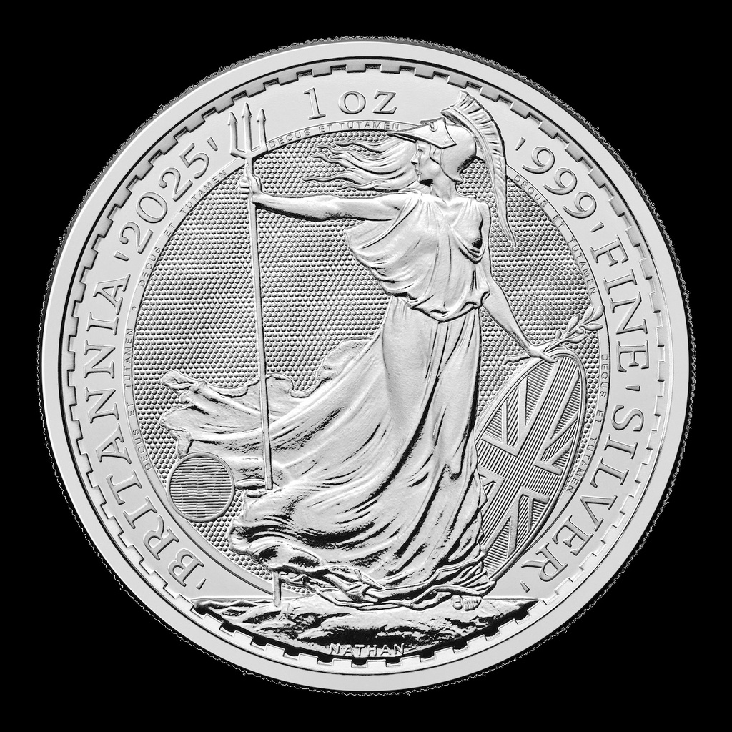 Britannia 1oz Silver Coin 2025 margin scheme