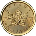 Maple Leaf 1/10oz Gold Coin 2025