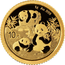 China Panda 1g Gold Coin 2025