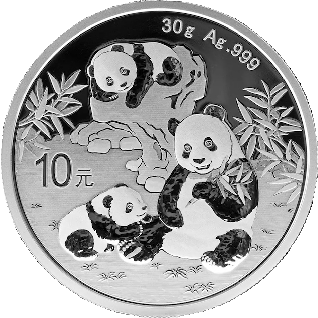 China Panda 30g Silver Coin 2025