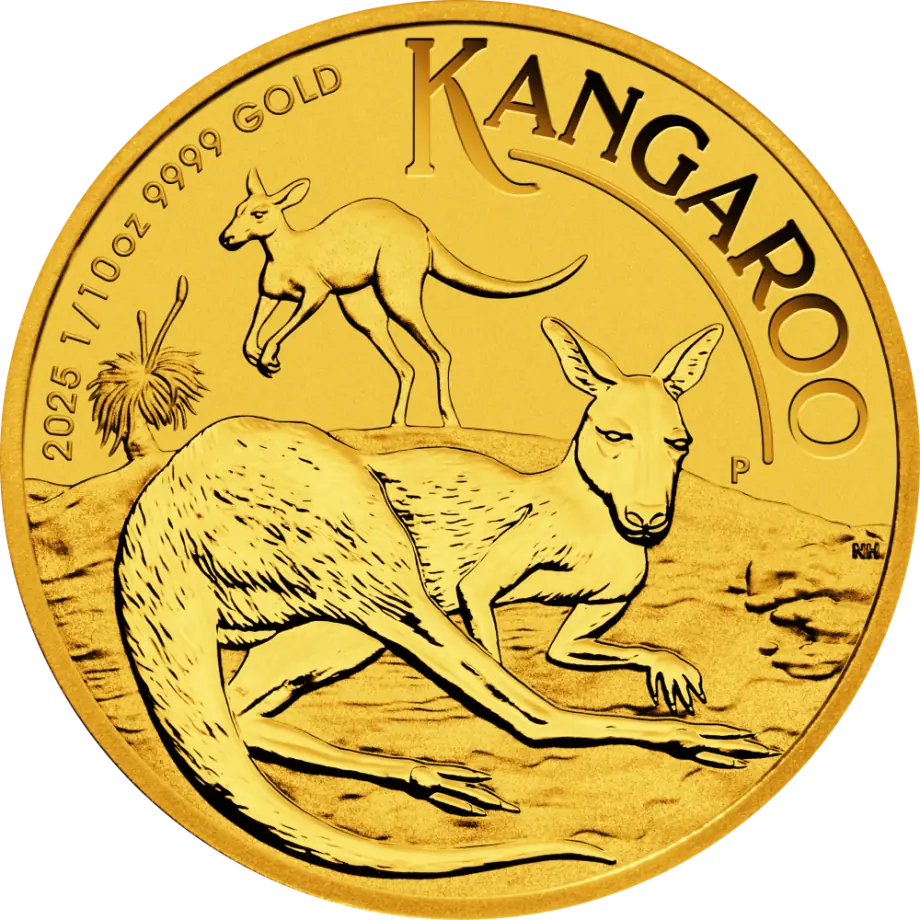 Kangaroo 1/10oz Gold Coin 2025